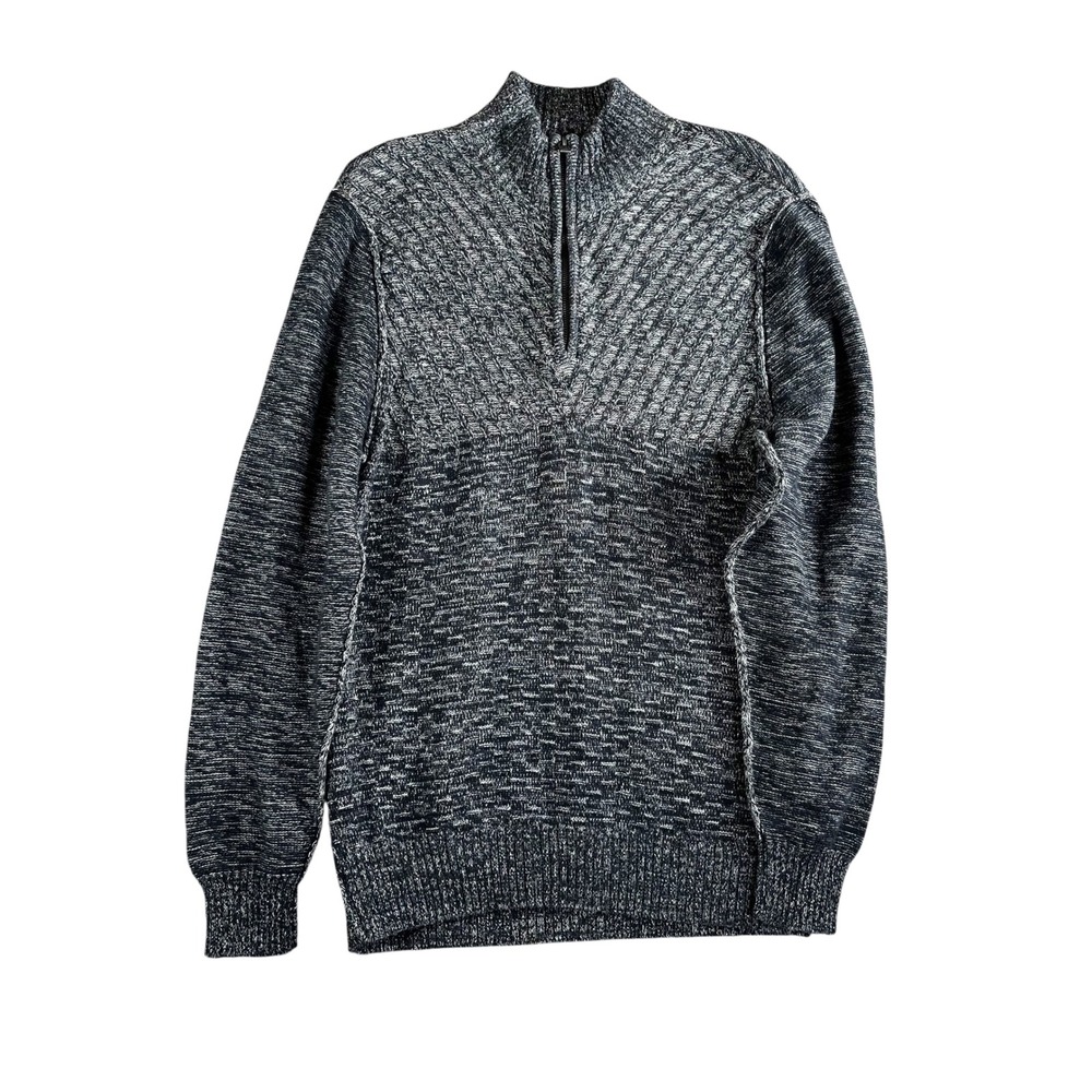 J.B. Holt Jaxon Nightblue Men's‎ Quarter Zip Sweater Size Large